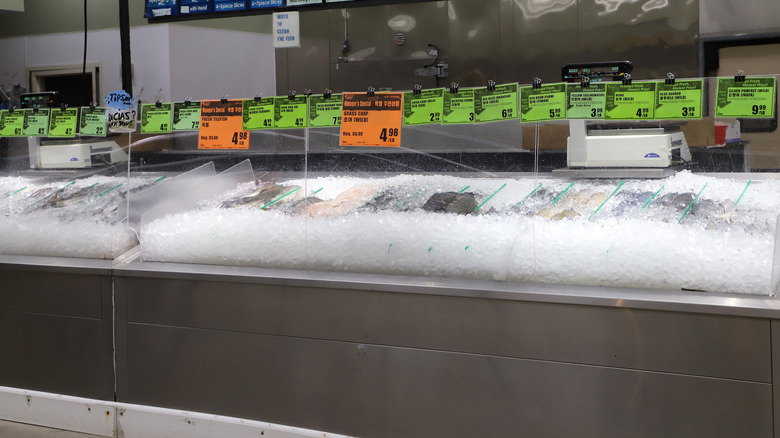 seafood display