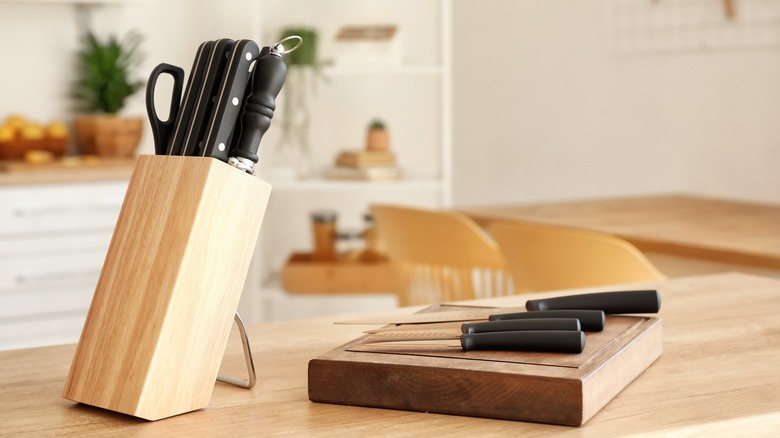 Knife block set 