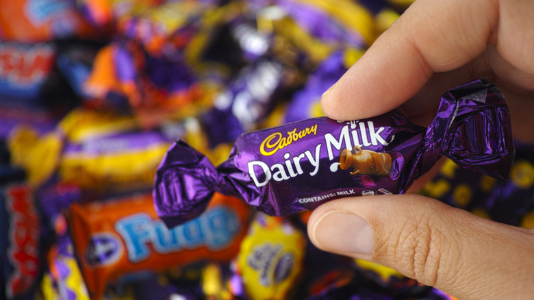 Mini Dairy Milk bar in its packaging