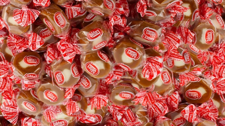 Bulk display of Goetze's Caramel Creams