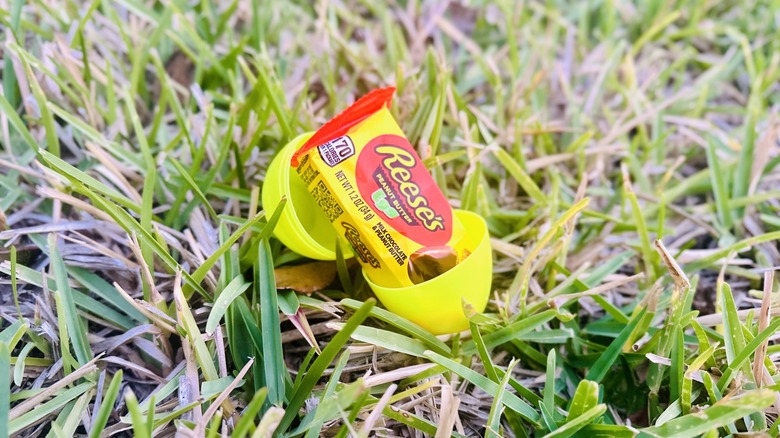 Reese's Egg in plastic egg