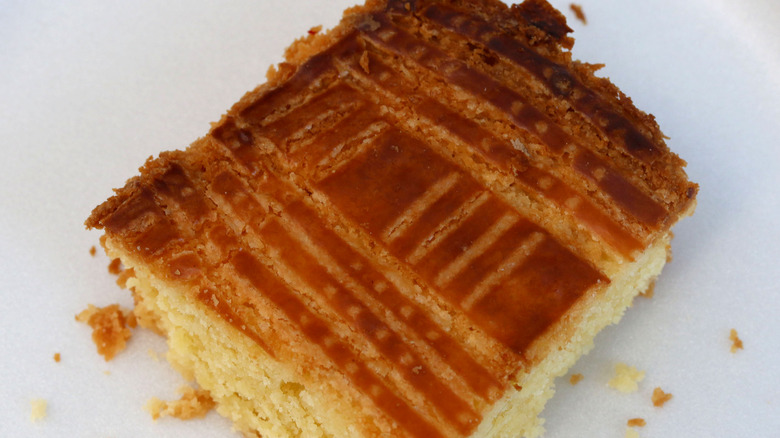 Square of Breton butter cake