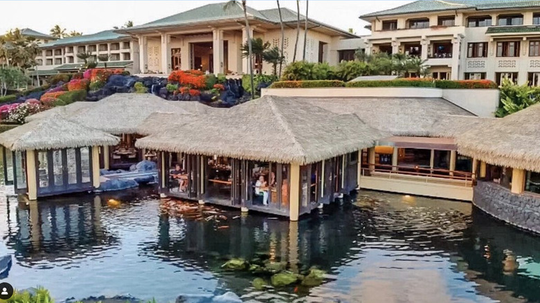 Tidepools restaurant above water