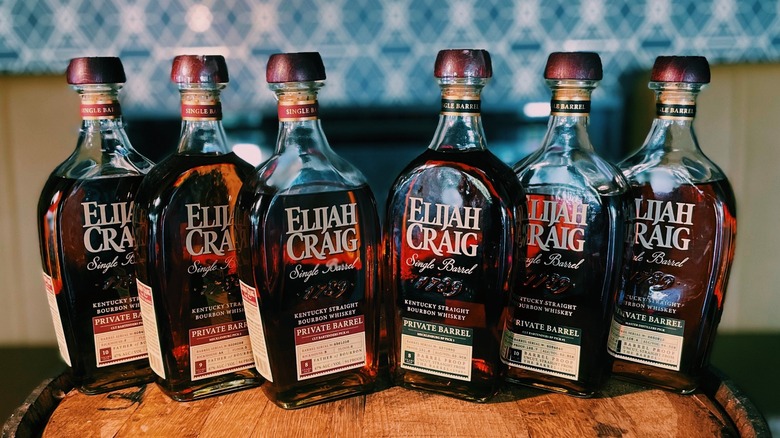 elijah craig bourbon bottles