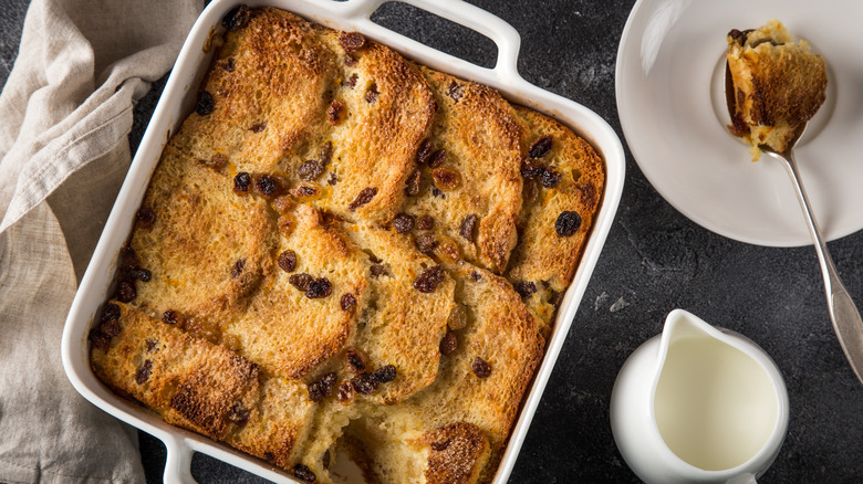 Bread pudding casserole