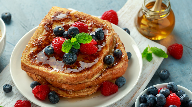 French toast on plate