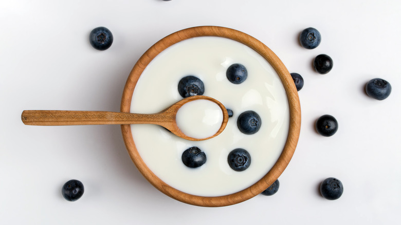 Blueberry fruit dip