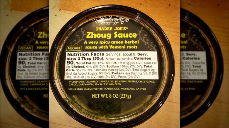 Zhoug sauce