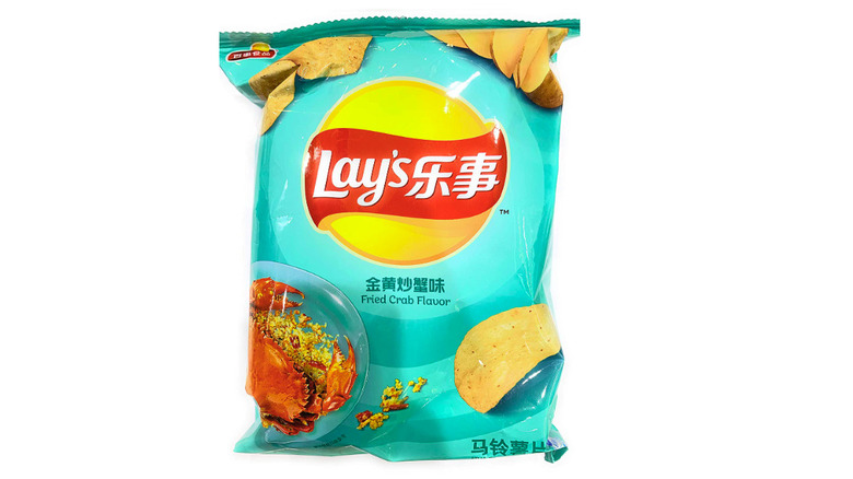 Fried Crab chips bag