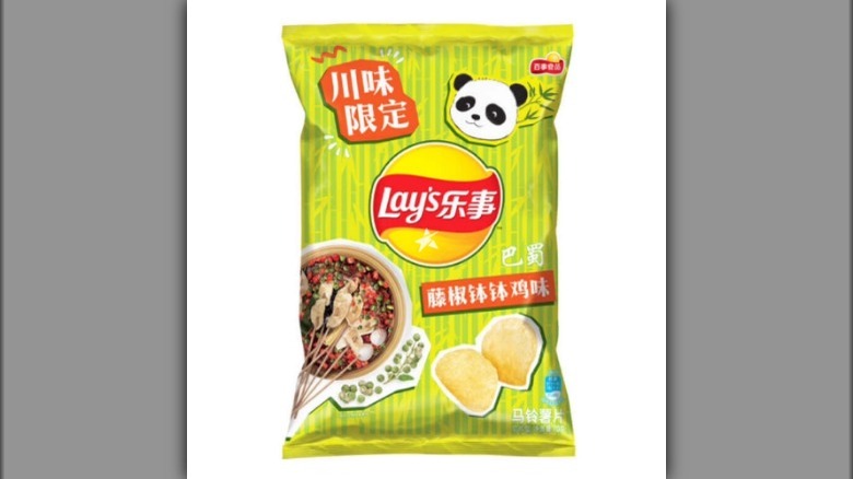 Sichuan Rattan Pepper Chicken chips bag