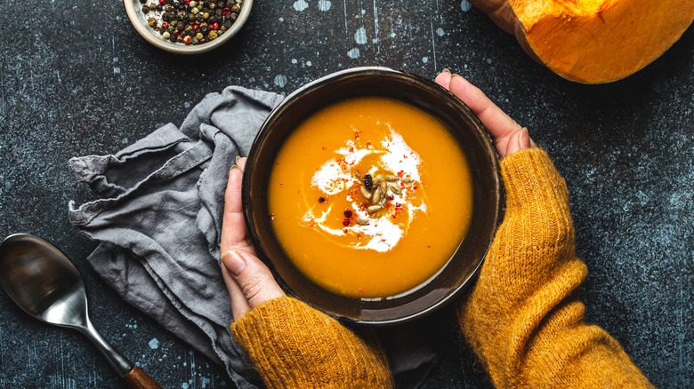 Pumpkin cream soup