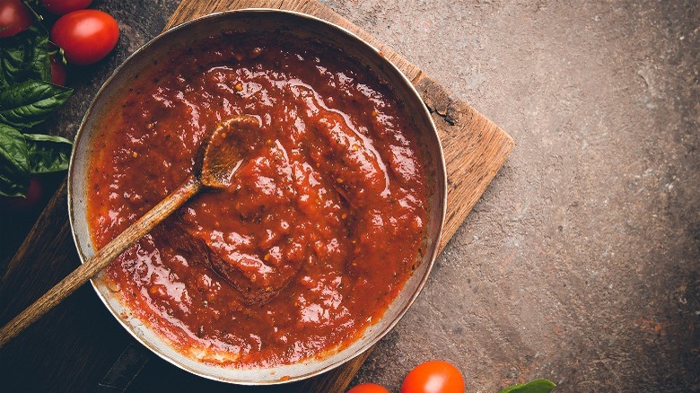 Homemade pasta sauce