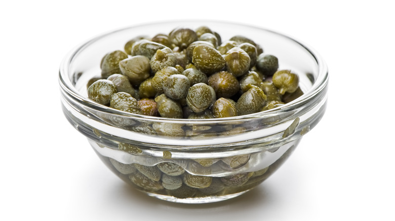 Bowl of capers