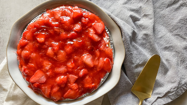 French strawberry pie