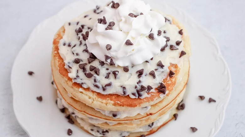 Cannoli Pancakes with ricotta