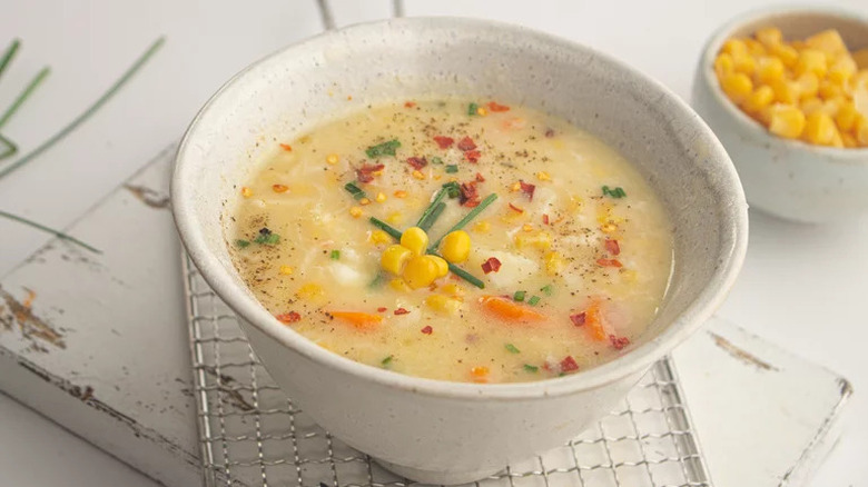 Crab and corn chowder