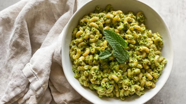 5-Minute Almond Mint Pesto