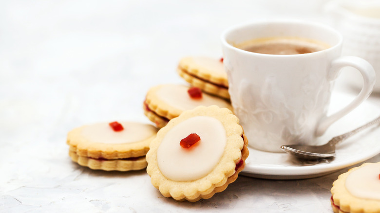 Empire cookies and tea