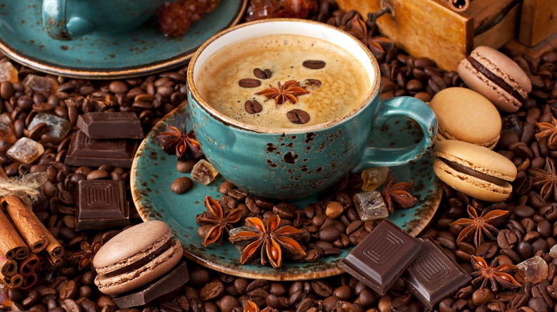 Coffee and mocha cookies