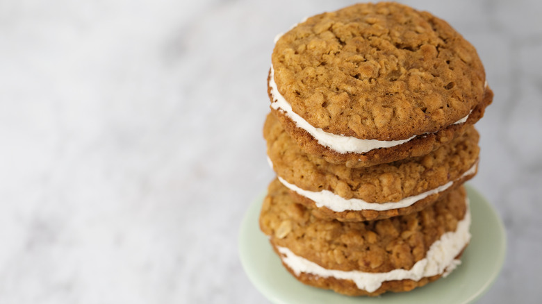 Stacked Oatmeal Cream Pies