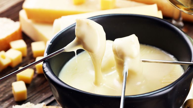 Cheese fondue