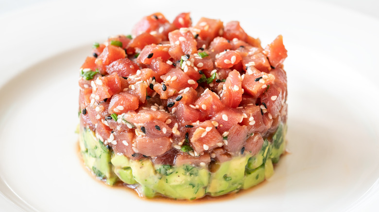 Tuna tartare with avocado
