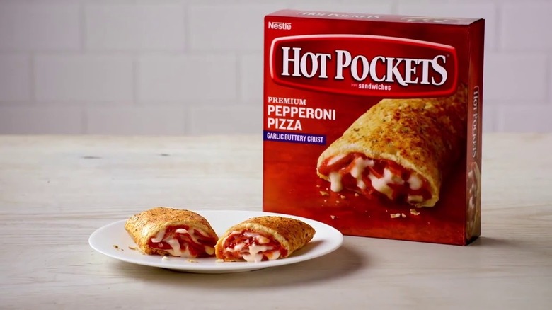 Hot pockets on table