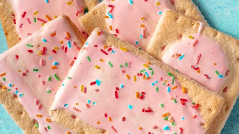 Aerial shot of pop tarts