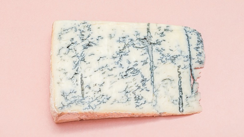 Italian gorgonzola cheese