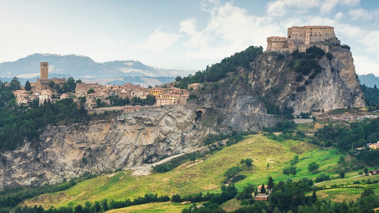 San Leo Comune landscape in Emilia-Romagna