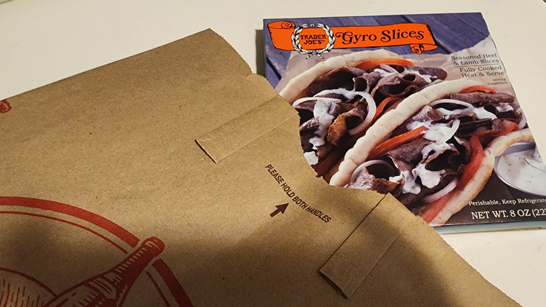 Fully cooked packaged gyro slices