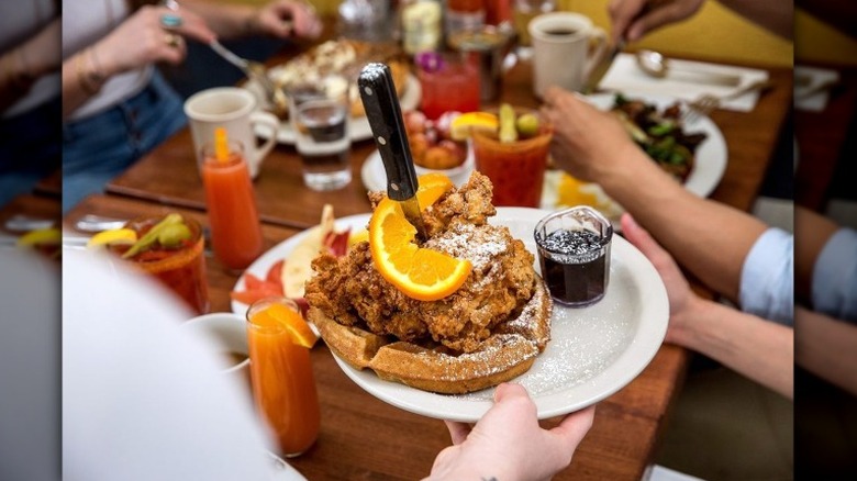 Fried chicken at Screen Door