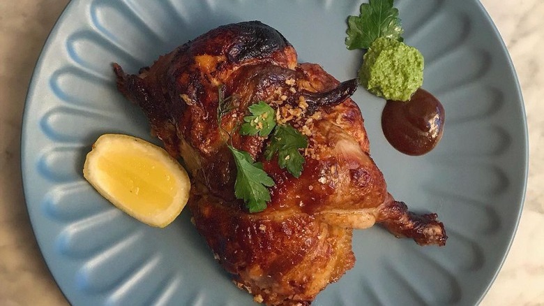 rotisserie chicken with lemon