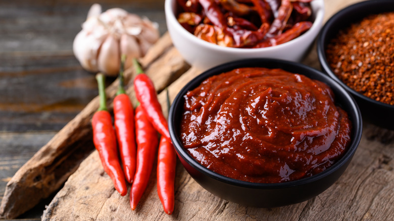 Bowl of Korean gochujang