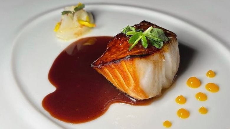 Black cod miso dish