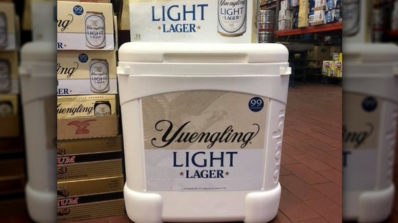 display of Yuengling Light Lager 