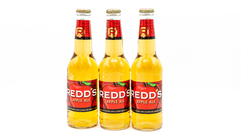 bottles of Redd's Apple Ale 
