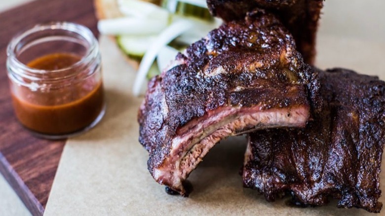 Butchertown Hall barbecue ribs