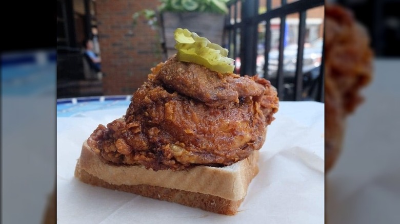 Prince's Hot chicken on toast
