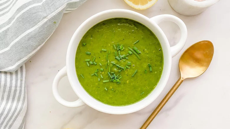 Easy Sauteed Spinach Soup