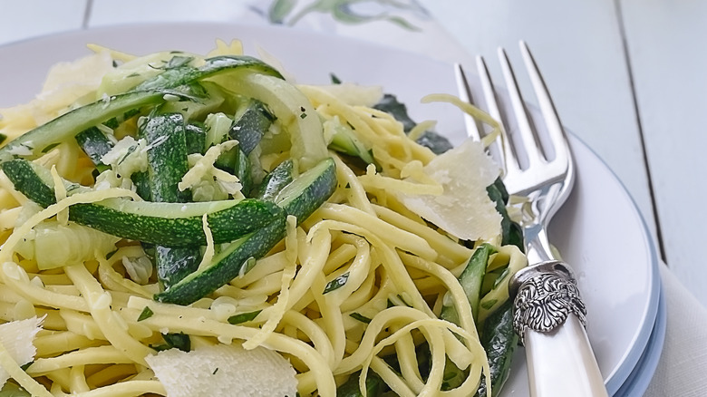 Zucchini and Lemon Spaghetti
