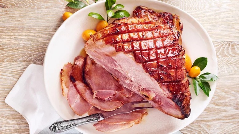 Apple Cider & Mustard Glazed Ham