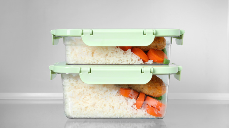 Rice in fridge