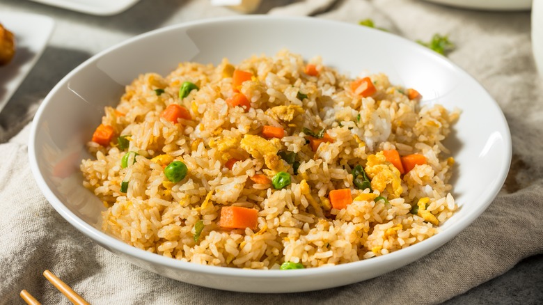 fried rice in bowl