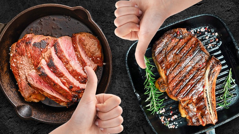 varying ways to cook steaks