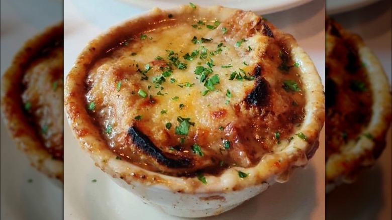 Morton's The Steakhouse French Onion Soup Gratinée