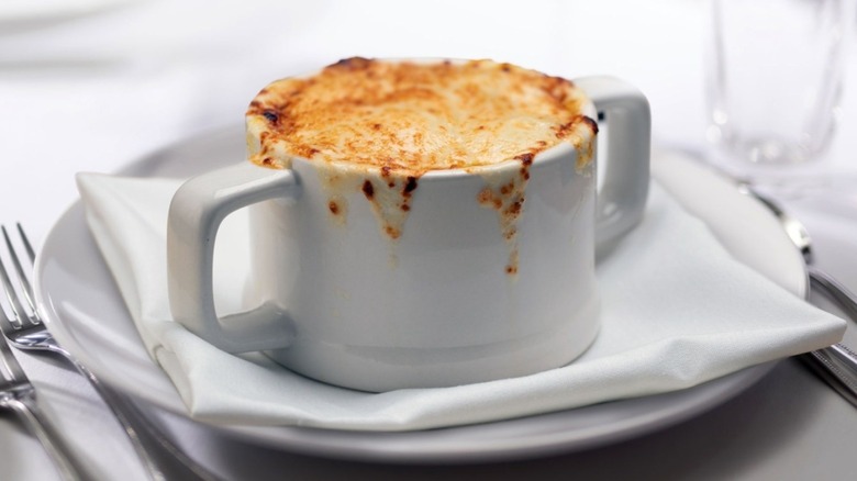 The Capital Grille's French onion soup