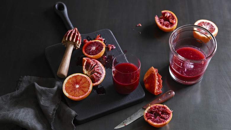 blood orange juice mixer