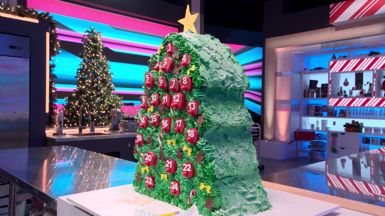 "Sugar Rush Christmas" advent calendar cake