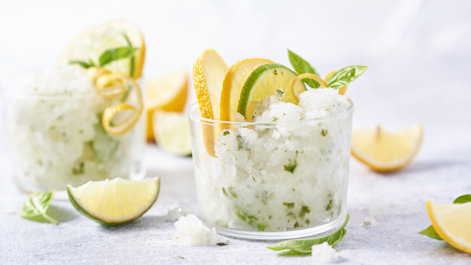 5 Ingredient Basil Citrus Granita Recipe